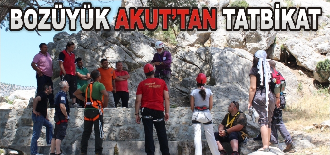 BOZÜYÜK AKUT’TAN TATBİKAT