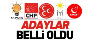 ADAYLAR BELLİ OLDU