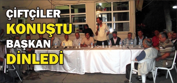 PAZARYERİ’NDE ÇİFTÇİ SORUNLARI MASAYA YATIRILDI