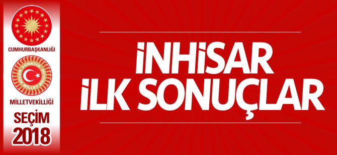 İNHİSAR İLK SONUÇLAR