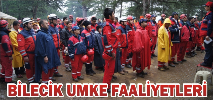 BİLECİK UMKE FAALİYETLERİ
