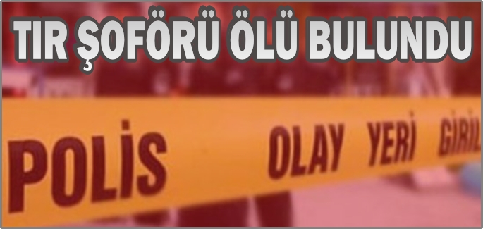 BOZÜYÜK’TE TIR ŞOFÖRÜ ÖLÜ BULUNDU
