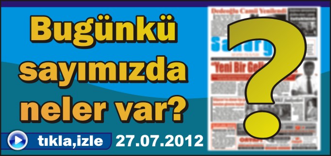 27 TEMMUZ 2012