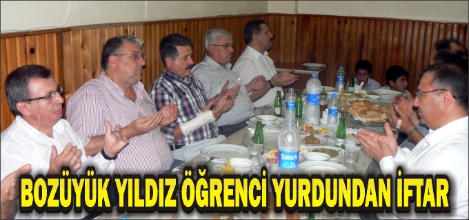 BOZÜYÜK YILDIZ ÖĞRENCİ YURDUNDAN İFTAR