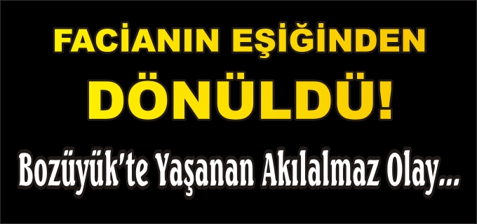 FACİANIN EŞİĞİNDEN DÖNÜLDÜ