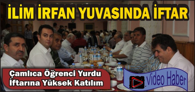 İLİM İRFAN YUVASINDA İFTAR
