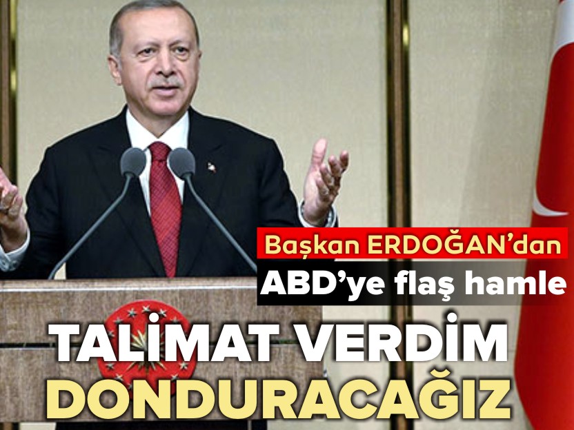 TALİMAT VERDİM DONDURACAĞIZ