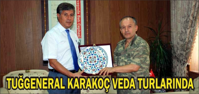 TUGAY KOMUTANINDAN VEDA ZİYARETİ