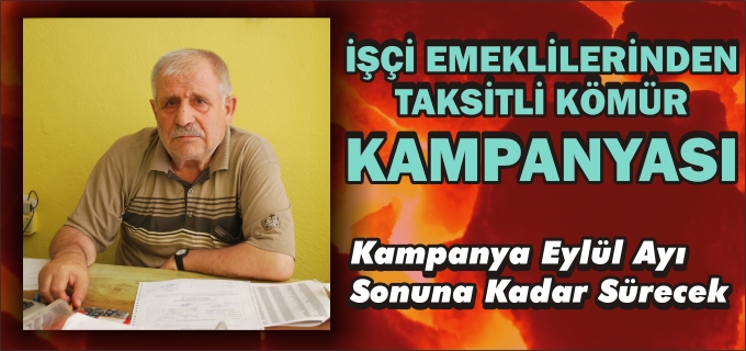 TÜM İŞÇİ EMEKLİLERİ DERNEĞİ BOZÜYÜK ŞUBESİ’NDEN TAKSİTLİ KÖMÜR KAMPANYASI