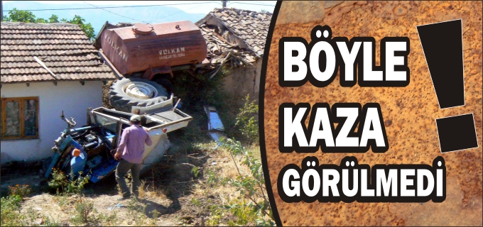 GÖLPAZARI’NDA TRAKTÖRÜN DEVRİLMESİ SONUCU BİR KİŞİ YARALANDI