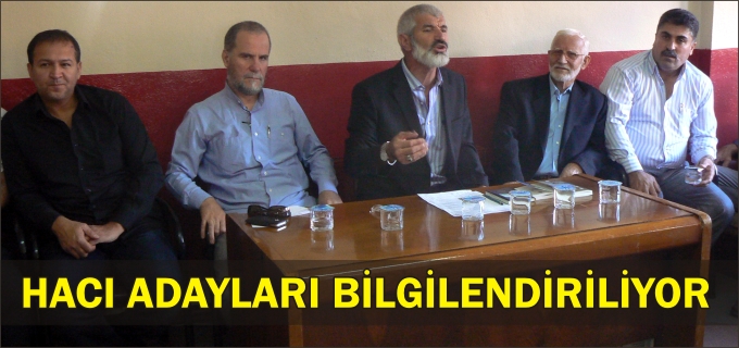 HACI ADAYLARI "HACCA" HAZIRLANIYOR