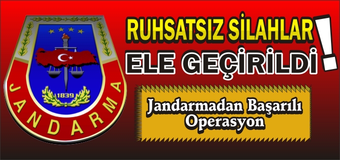 BOZÜYÜK’TE RUHSATSIZ SİLAHLAR ELE GEÇİRİLDİ