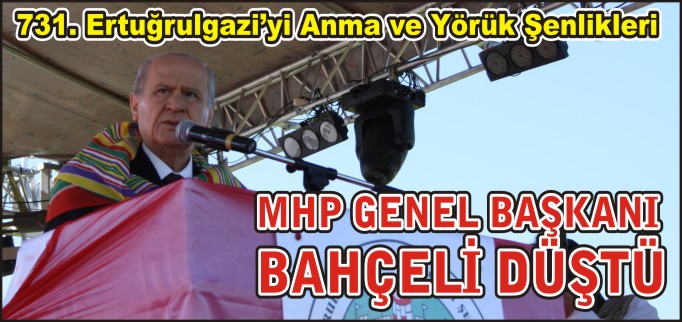 MHP GENEL BAŞKANI DEVLET BAHÇELİ DÜŞTÜ