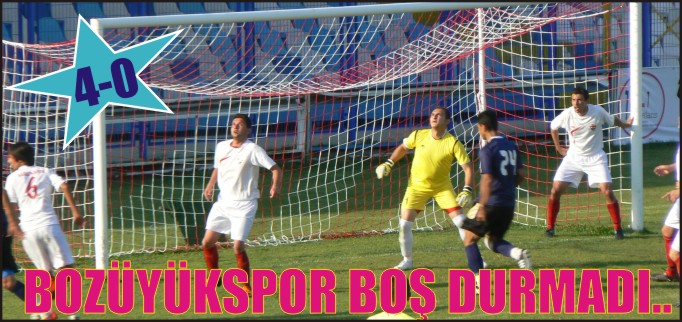 BOZÜYÜKSPOR BOŞ DURMADI..