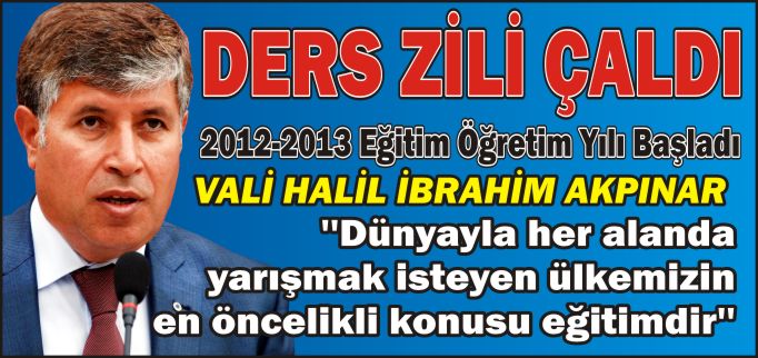 DERS ZİLİ ÇALDI