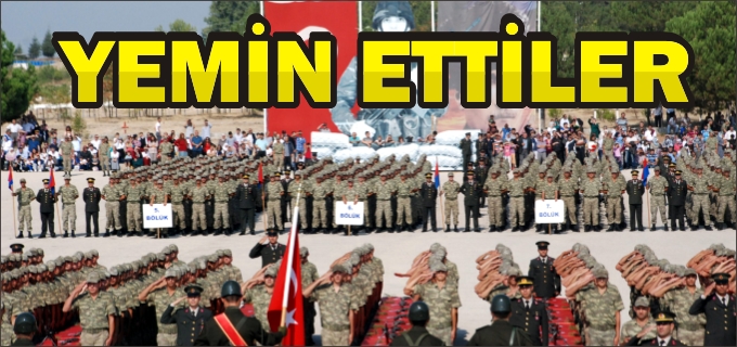 1992/3 TERTİP ACEMİ ERLER YEMİN ETTİ