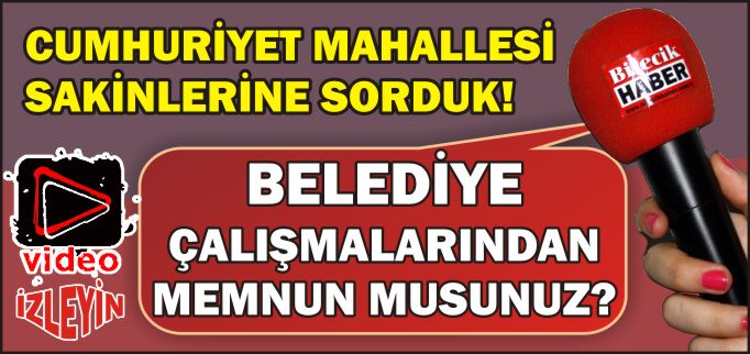 HALK RÖPORTAJLARI DEVAM EDİYOR