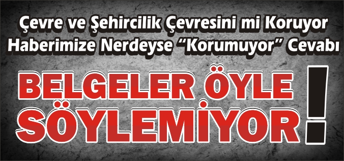 BELGELER ÖYLE SÖYLEMİYOR