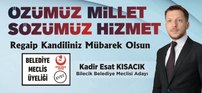 KANDİLİNİZ MÜBAREK OLSUN