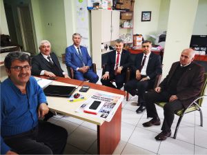 AK PARTİ İL GENEL MECLİSİ ADAYLARINDAN GAZETEMİZE ZİYARET