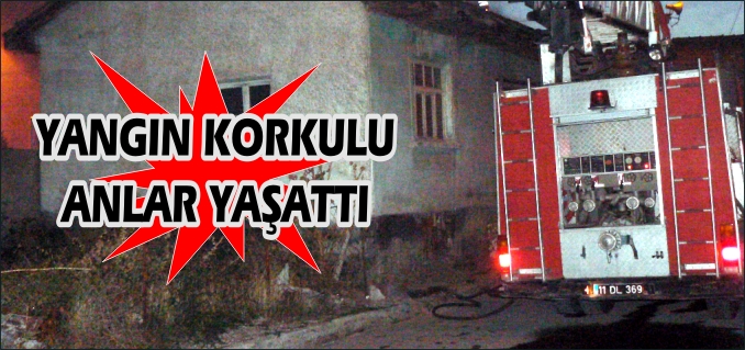 BOZÜYÜK’TE YANGIN