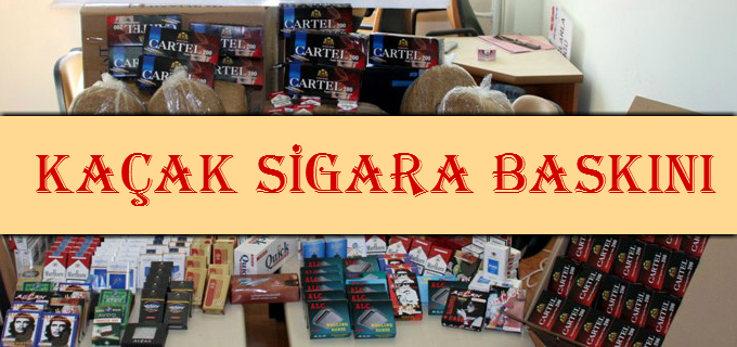 BİLECİK’TE KAÇAK SİGARA OPERASYONU