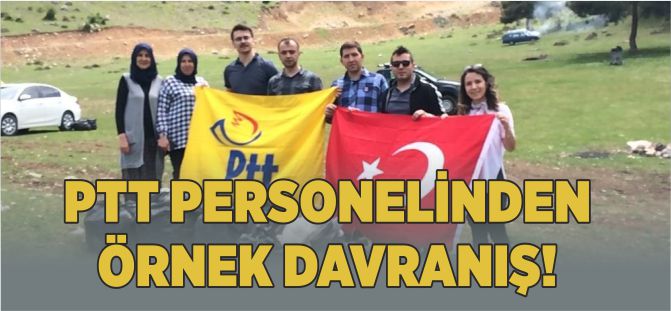 PTT PERSONELİNDEN ÖRNEK DAVRANIŞ