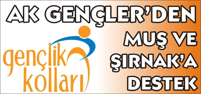 AK GENÇLERDEN MUŞ VE ŞIRNAK’A DESTEK