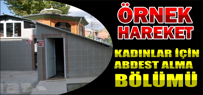 YEŞİL CAMİİ’DEN ÖRNEK HAREKET