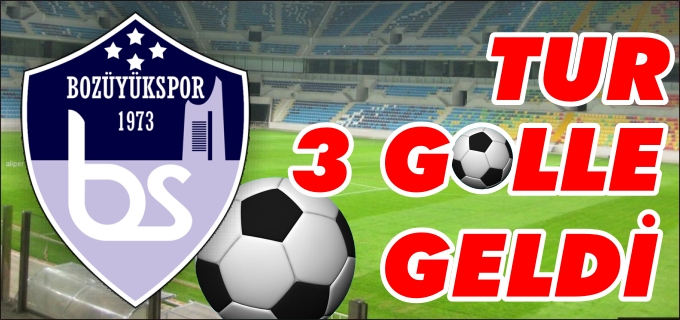 BOZÜYÜKSPOR 4.TURA YÜKSELDİ