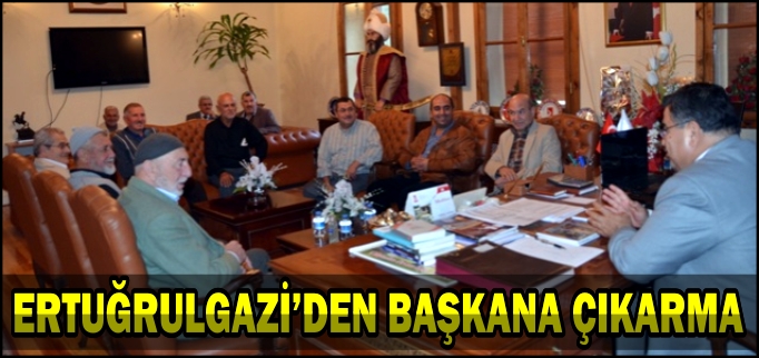 ERTUĞRULGAZİ MAHALLESİ BAŞKAN YAĞCI’YI ZİYARET ETTİ