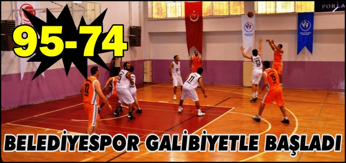 BELEDİYESPOR GALİBİYETLE BAŞLADI