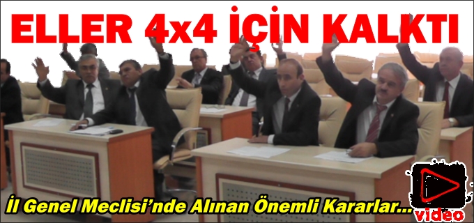 ACİL DURUMLARA 4x4 ARAÇ