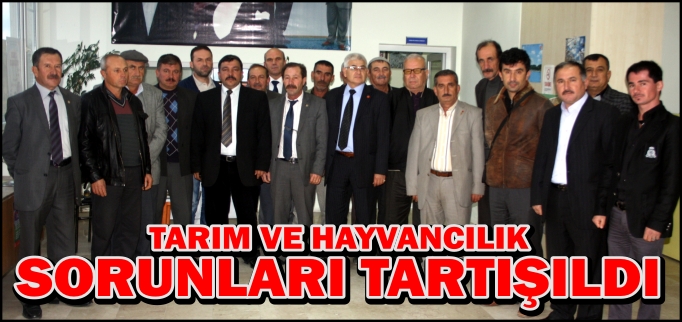 TARIM VE HAYVANCILIK SORUNLARI TARTIŞILDI