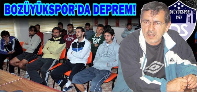 BOZÜYÜKSPOR ANTRENMANLARA ÇIKMIYOR