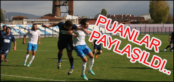 BOZÜYÜKSPOR : 1 SARIYER : 1