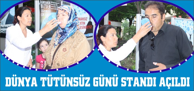 DÜNYA TÜTÜNSÜZ GÜNÜ STANDI AÇILDI