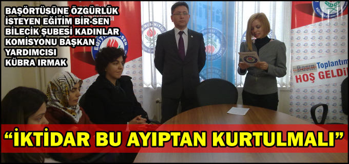 "İKTİDAR BU AYIPTAN KURTULMALI"