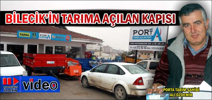BİLECİK’İN TARIMA AÇILAN KAPISI