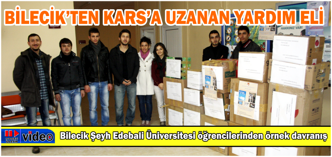 BİLECİK’TEN KARS’A UZANAN YARDIM ELİ