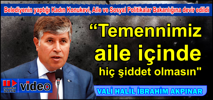 "TEMENNİMİZ AİLE İÇİNDE HİÇ ŞİDDET OLMASIN"