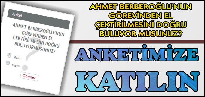ANKETİMİZE KATILIN
