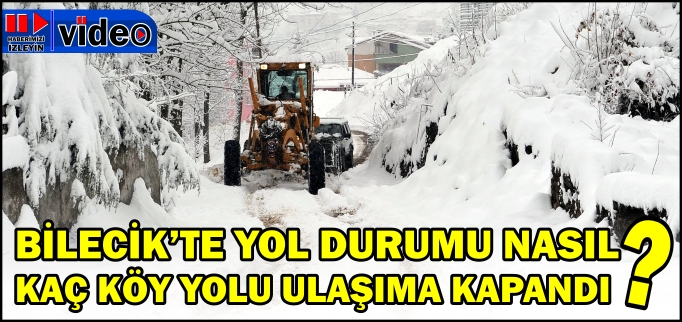 73 KÖY YOLU ULAŞIMA KAPANDI