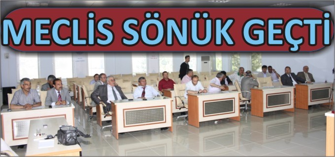 MECLİS SÖNÜK GEÇTİ