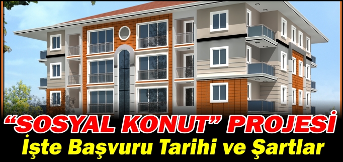 "SOSYAL KONUT" PROJESİ KAPSAMINDA 144 KONUT YAPILDI