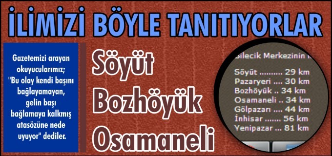 İLİMİZİ BÖYLE TANITIYORLAR