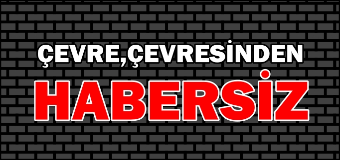 ÇEVRE,ÇEVRESİNDEN HABERSİZ