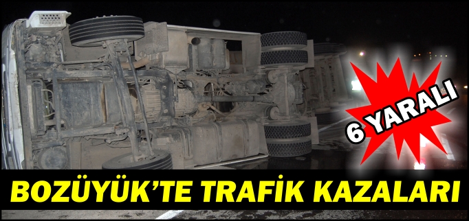 BOZÜYÜK’TE TRAFİK KAZALARI