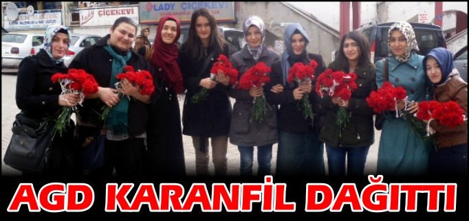AGD KARANFİL DAĞITTI