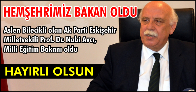 HEMŞEHRİMİZ BAKAN OLDU